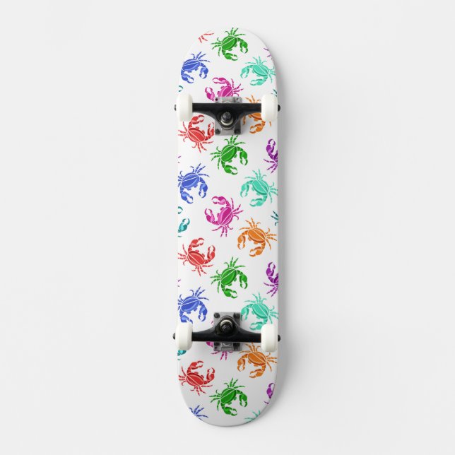 Skateboard Motif des crabes (Recto)