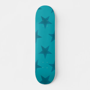 Skateboard Motif des étoiles d'or 15