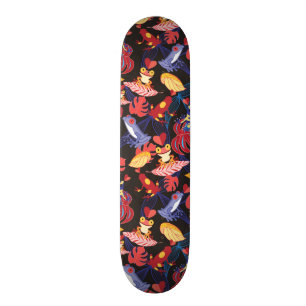 Skateboard Motif des grenouilles d'amants