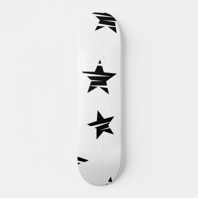 Skateboard Motif d'étoiles (Devant)