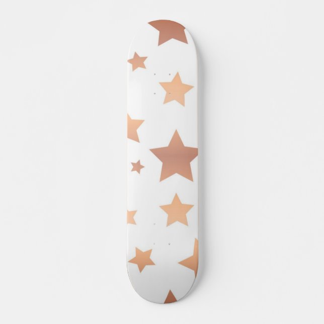 Skateboard Motif d'étoiles (Devant)