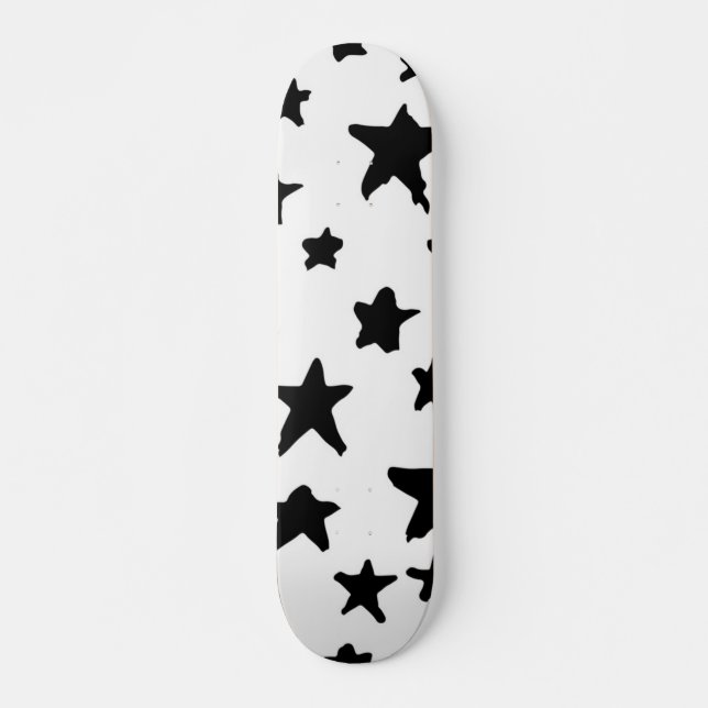 Skateboard Motif d'étoiles (Devant)