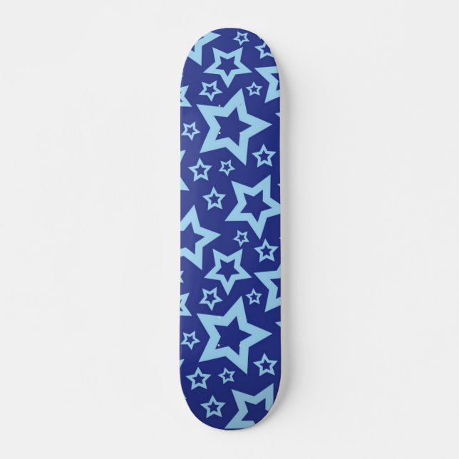 Skateboard Motif d'étoiles (Devant)