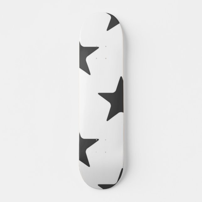 Skateboard Motif d'étoiles (Devant)
