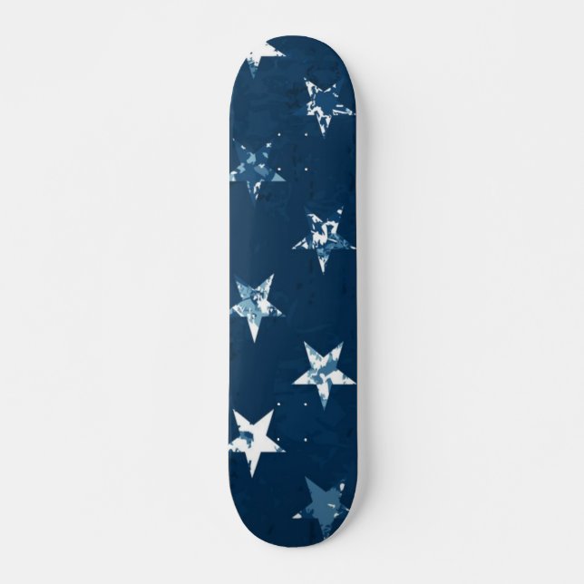 Skateboard Motif d'étoiles (Devant)