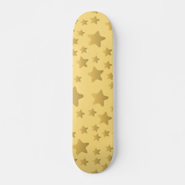 Skateboard Motif d'étoiles (Devant)
