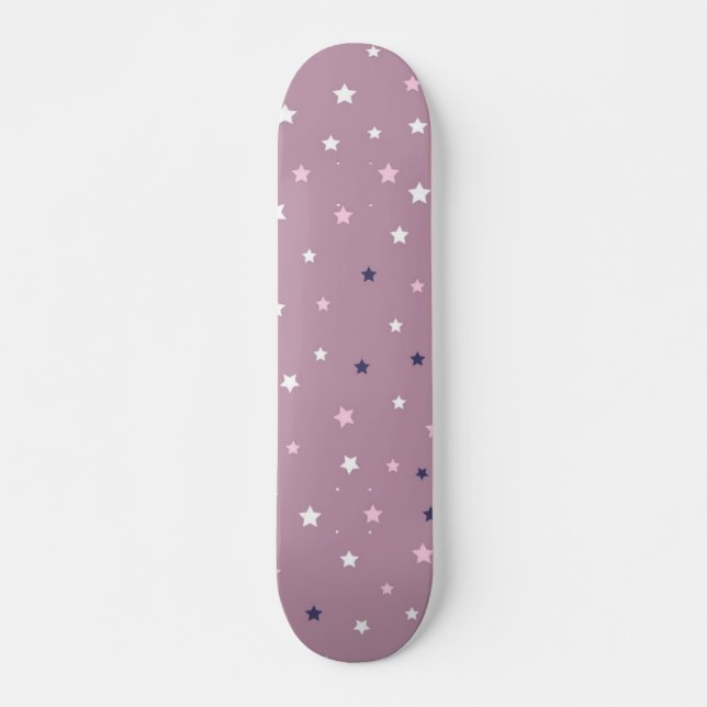 Skateboard Motif d'étoiles (Devant)