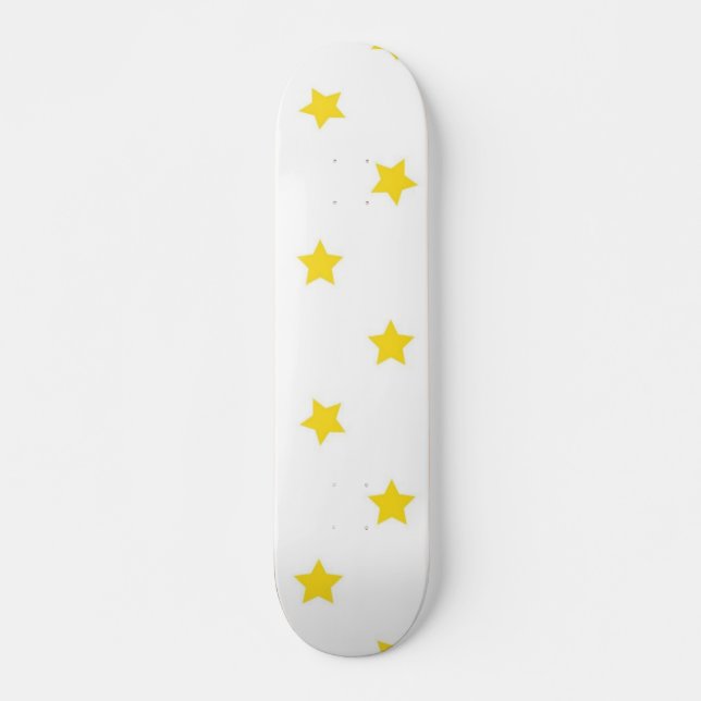 Skateboard Motif d'étoiles (Devant)