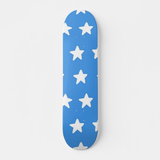 Skateboard Motif d'étoiles (Devant)