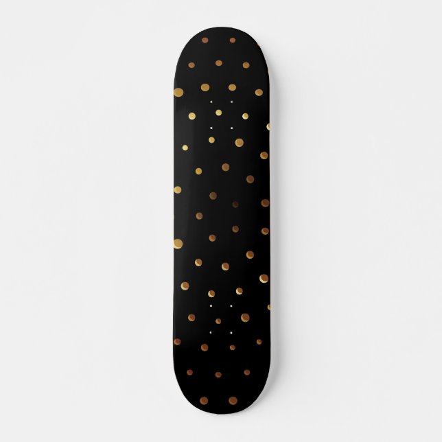 Skateboard Motif Doré 6 (Devant)