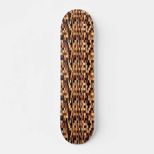 Skateboard motif en verre Brown (Devant)
