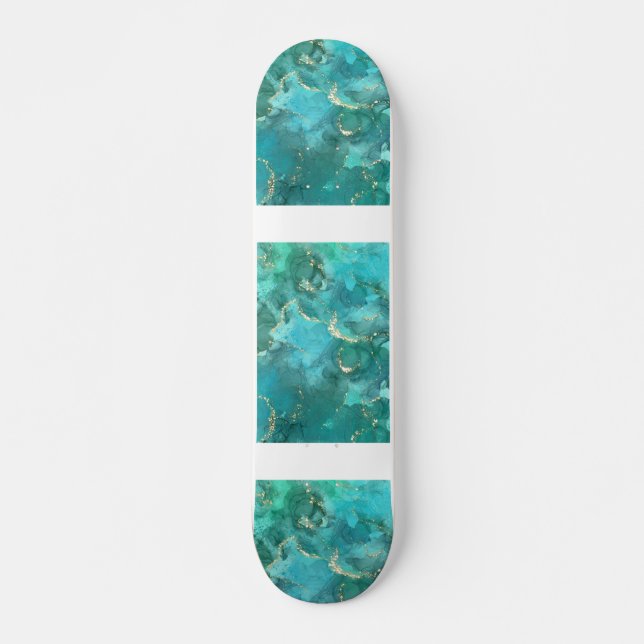 Skateboard Motif époxy (Devant)