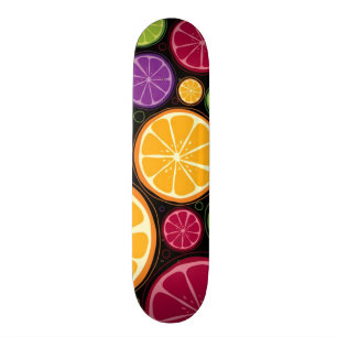 Skateboard Motif et arrière - plan oranges