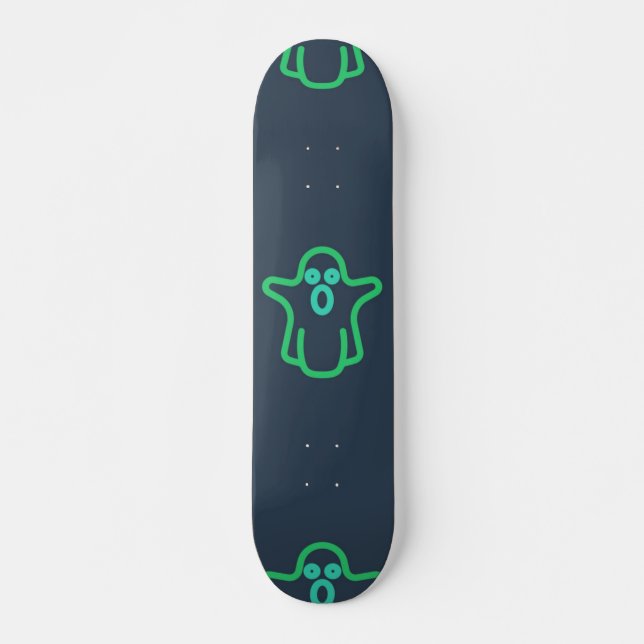 Skateboard Motif fantôme (Devant)