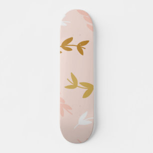 SKATEBOARD MOTIF FEUILLE 4