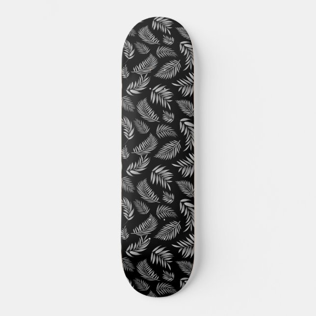 Skateboard Motif Feuille tropical 4 (Recto)