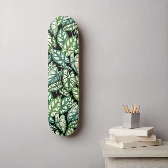 Skateboard Motif Feuille vert tropical (Art mural)