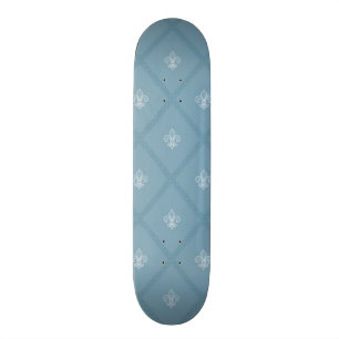 Skateboard motif Fleur-De-lis