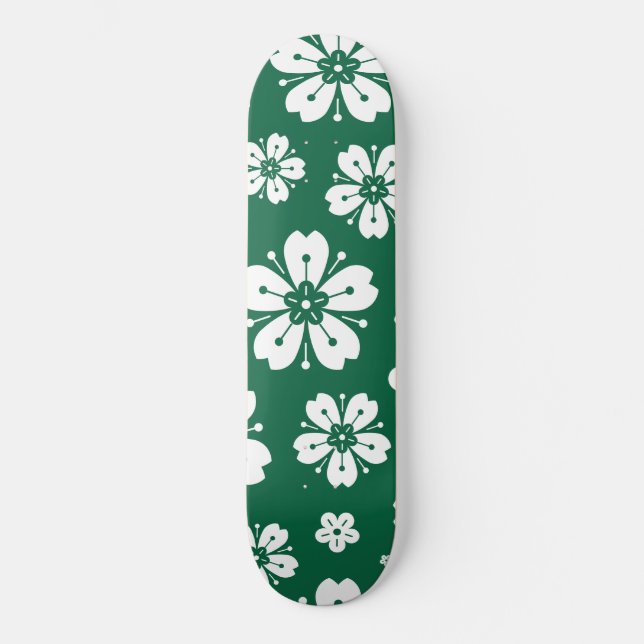 Skateboard Motif Fleurs 3 (Recto)