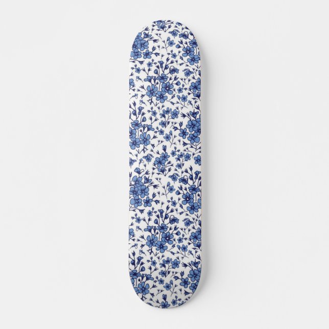 Skateboard Motif floral (Devant)