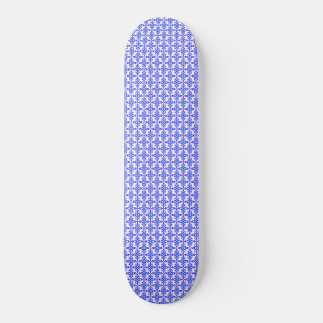 Skateboard Motif Floral Design (Recto)