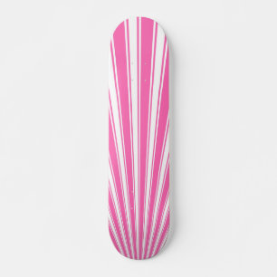 Skateboard Motif funky couleur rose chaud