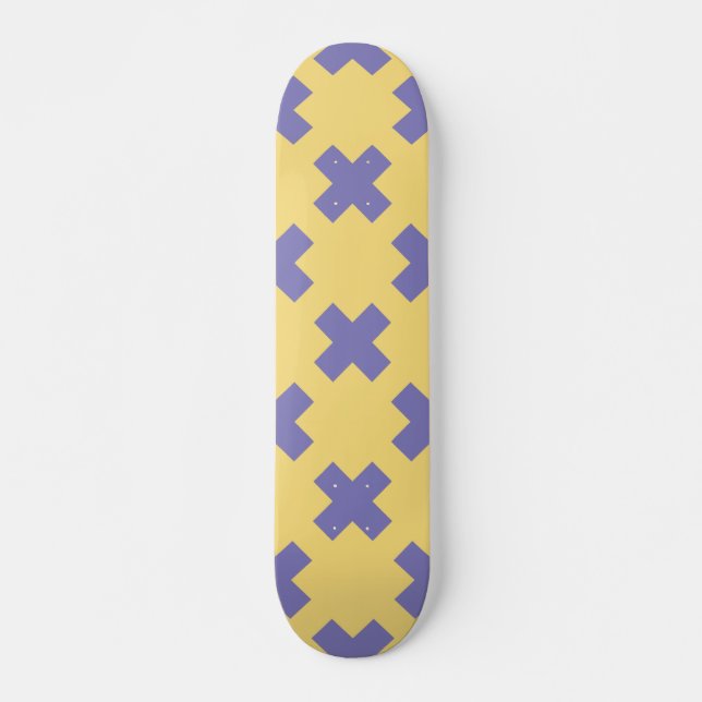 Skateboard Motif géométrique 18 (Devant)