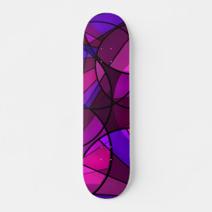 Skateboard motif géométrique Abstrait