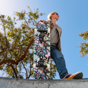 Skateboard Motif Graffiti