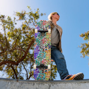 Skateboard Motif Graffiti
