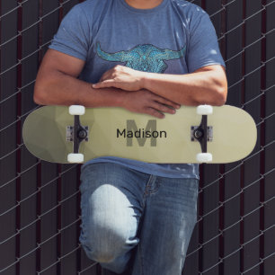 Skateboard Motif gris clair gris foncé