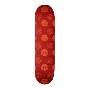 Skateboard Motif indien