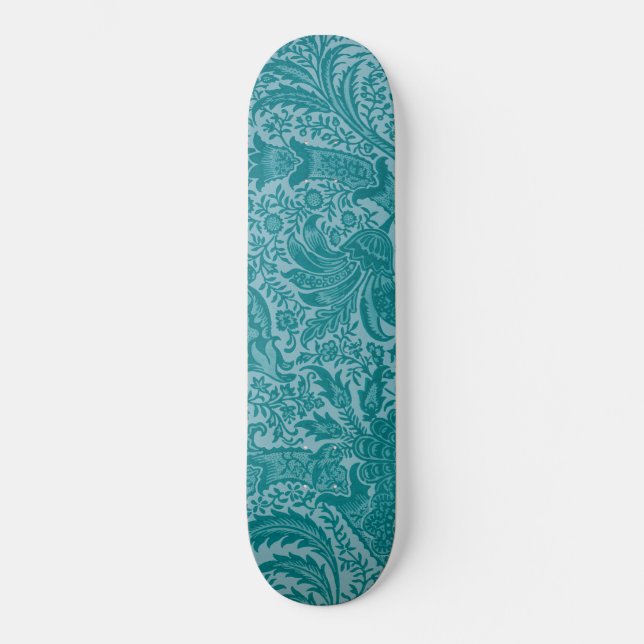 Skateboard Motif indien (par William Morris) (Recto)