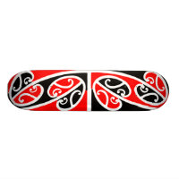 Motif maori 2 de Kowhaiwhai - planche à roulettes
