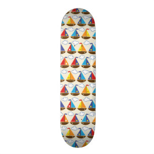 Skateboard Motif mignon 2 de voilier