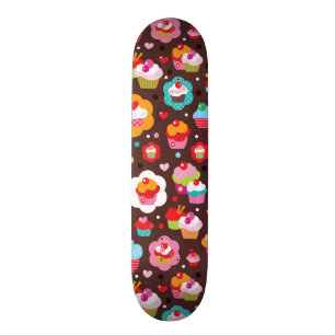 Skateboard Motif mignon de gâteau de tasse
