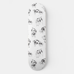 Skateboard Motif minimaliste de Cottagecore vintage représent