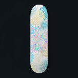 Skateboard motif moderne dahlia à fleurs<br><div class="desc">planche à voile</div>