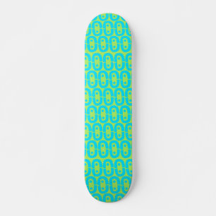 Skateboard motif moderne et coloré