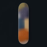 Skateboard Motif moderne tendance orange bleu jaune beige<br><div class="desc">2024</div>