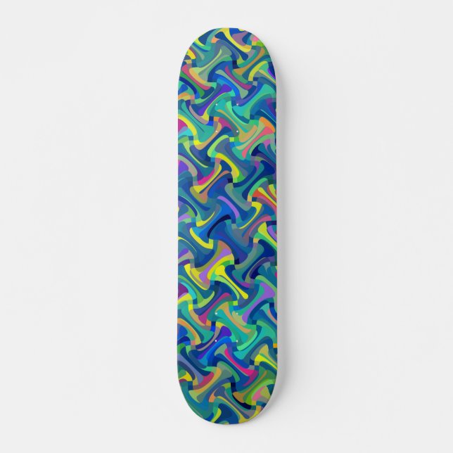 Skateboard Motif multicolore (Devant)