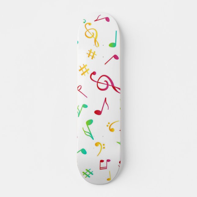 Skateboard Motif musical (Devant)