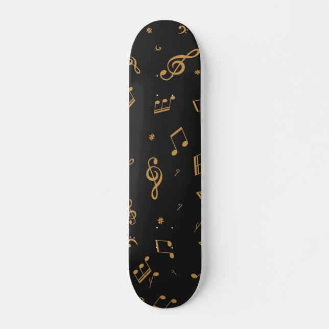 Skateboard Motif musical (Devant)