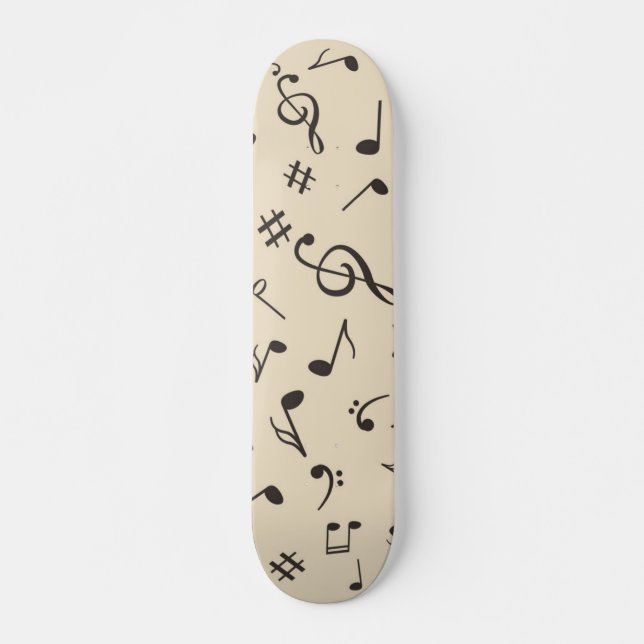 Skateboard Motif musical (Devant)