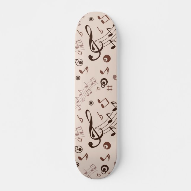 Skateboard Motif musical (Devant)