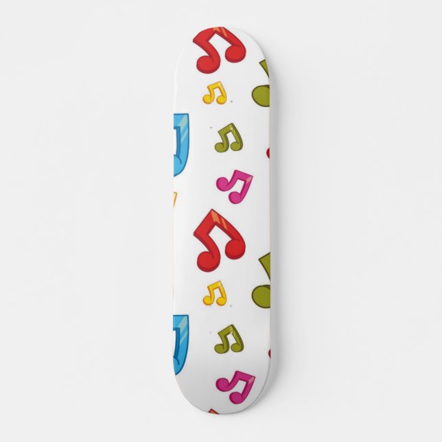 Skateboard Motif musical (Devant)
