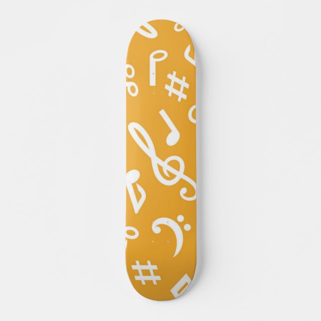 Skateboard Motif musical (Devant)