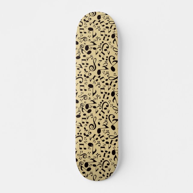 Skateboard Motif musical (Devant)