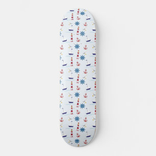 Skateboard Motif nautique