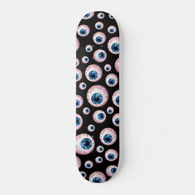 Skateboard Motif noir de globe oculaire (Recto)